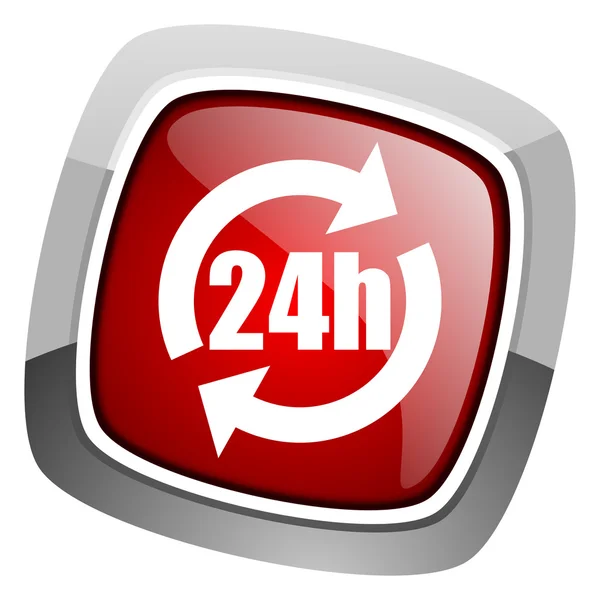Icono 24h — Foto de Stock