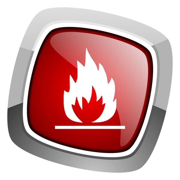 Flames icon — Stock Photo, Image