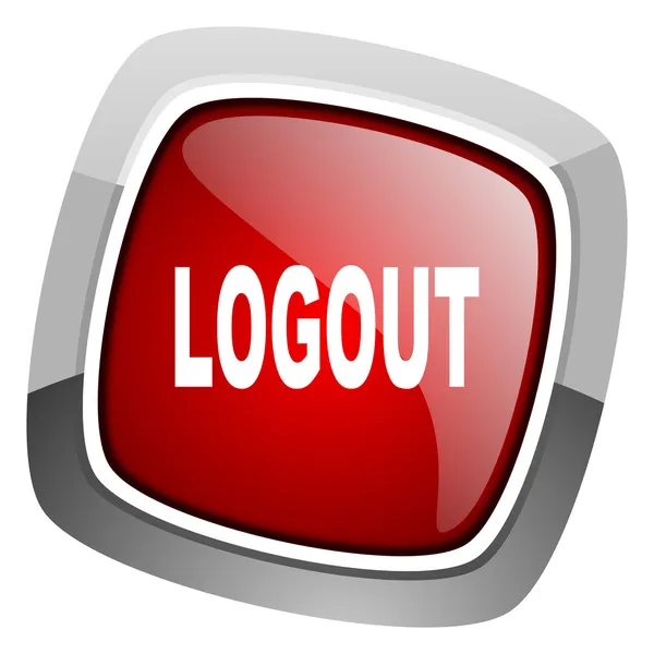 Logout pictogram — Stockfoto