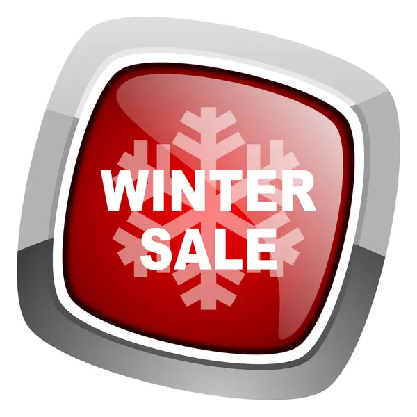 Winter sale icon — Stock Photo, Image