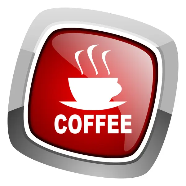 Кофейная икона — стоковое фото