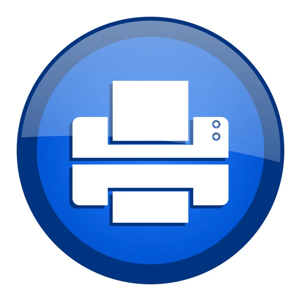 Printer icon — Stock Photo, Image