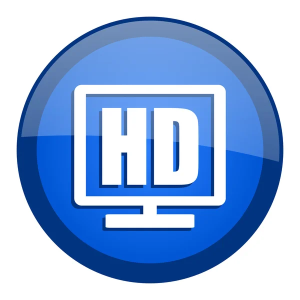 Hd display icon — Stock Photo, Image