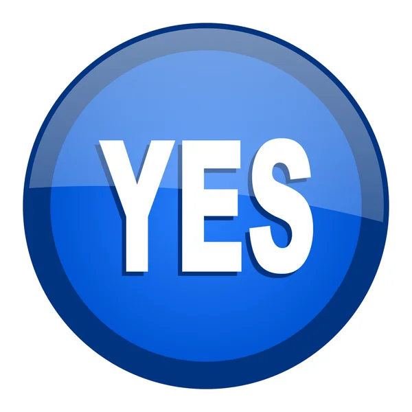 Yes icon — Stock Photo, Image