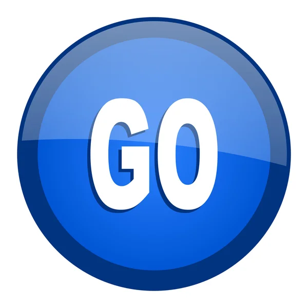 Go icon — Stock Photo, Image