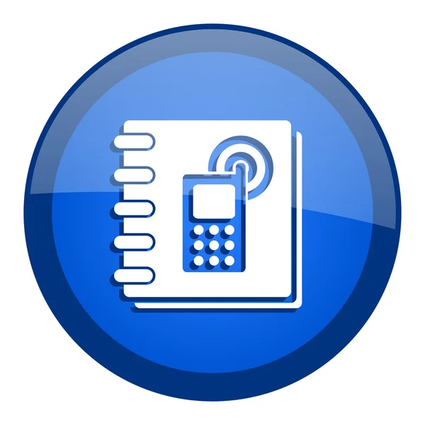 Telefonbuch-Symbol — Stockfoto