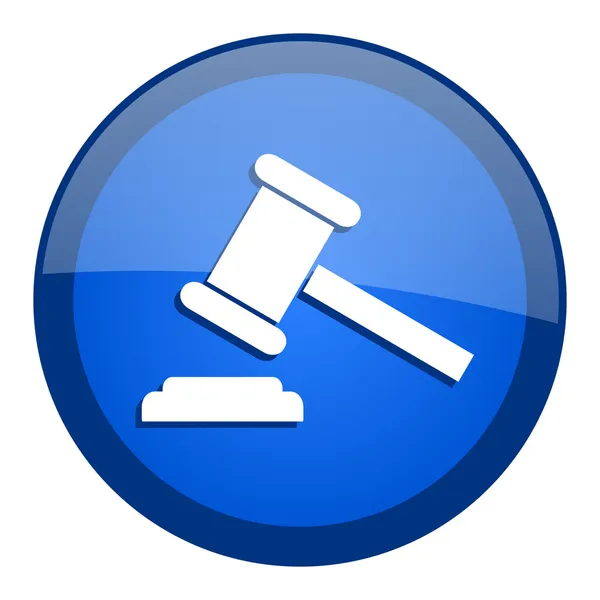 Law icon — Stock Photo, Image