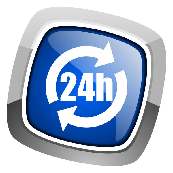 24h icon — Stock Photo, Image