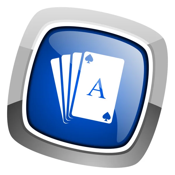 Playing cards icon — Stock Photo, Image