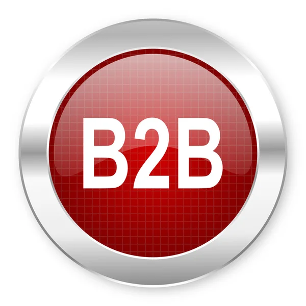 B2b 图标 — 图库照片
