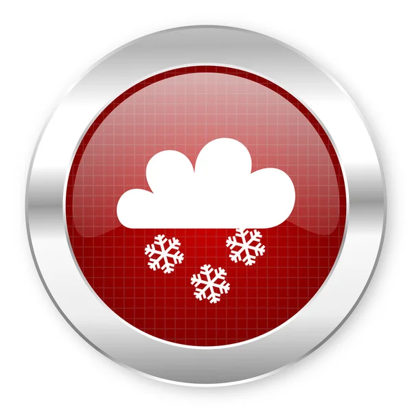 Sněží ikonu — Stock fotografie