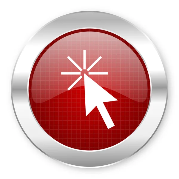 Click here icon — Stock Photo, Image