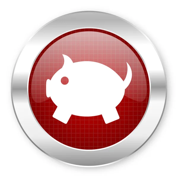 Piggy bank icon — Stock Photo, Image