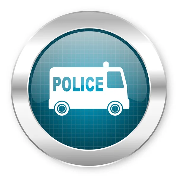 Police icon — Stock Photo, Image