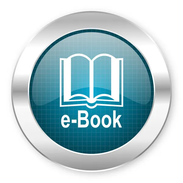 E-book-ikonene 本のアイコン — Stockfoto