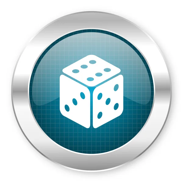 Dice icon — Stock Photo, Image