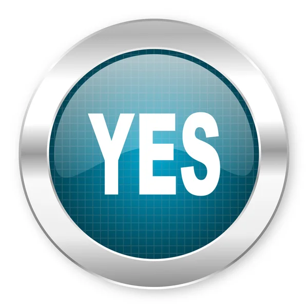 Yes icon — Stock Photo, Image