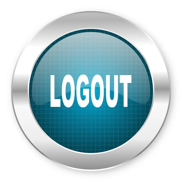 Logout icon — Stock Photo, Image