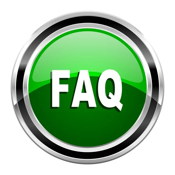 Faq icon — Stock Photo, Image