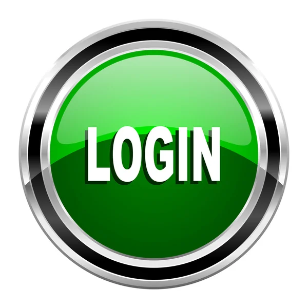 Ícone de login — Fotografia de Stock