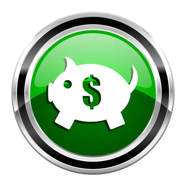 Piggy bank icon — Stock Photo, Image