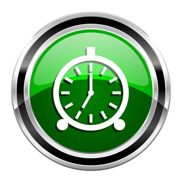 Icono del reloj despertador — Foto de Stock
