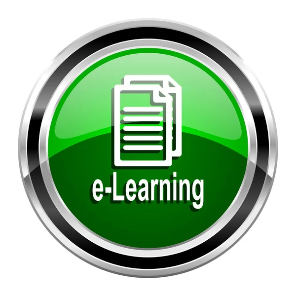 E-learning icon — Stock Photo, Image