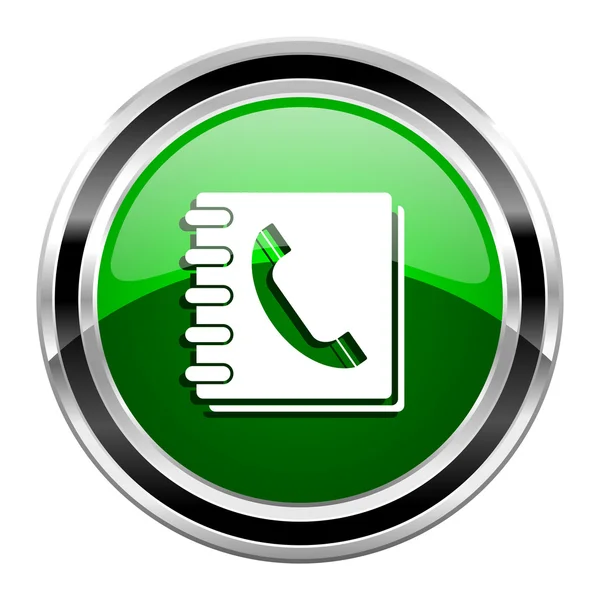 Phonebook icon — Stock Photo, Image