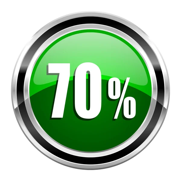 70 por ciento icono — Foto de Stock