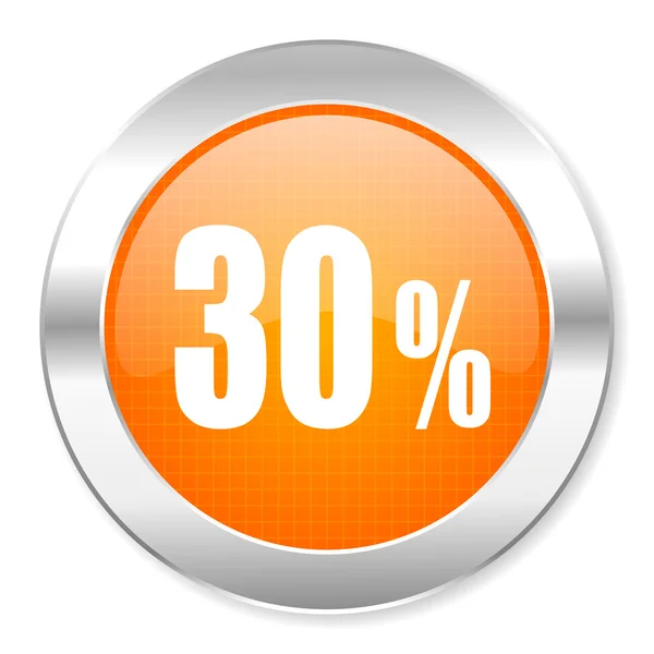 30 percent icon — Stock Photo, Image