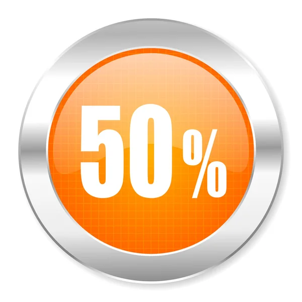 50 procent ikonen — Stockfoto