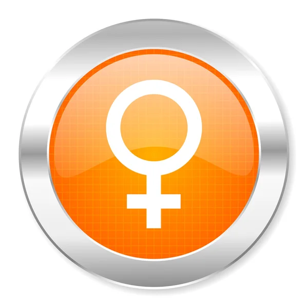 Female gender icon — Stock Photo, Image