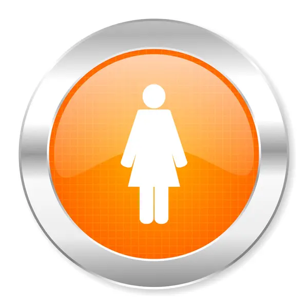 Woman icon — Stock Photo, Image