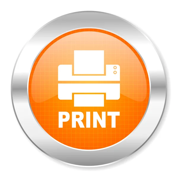 Imprimir icono —  Fotos de Stock
