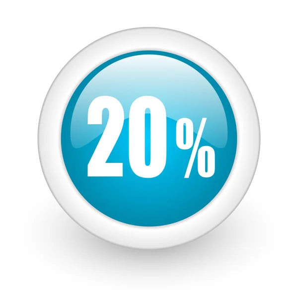 20 percent icon — Stock Photo, Image