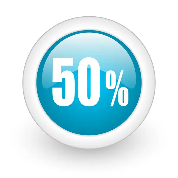 50 percent icon — Stock Photo, Image