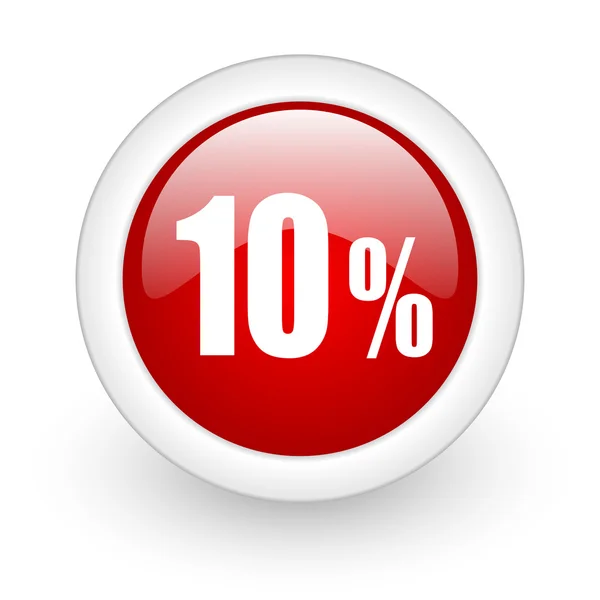 Ícone de 10% — Fotografia de Stock