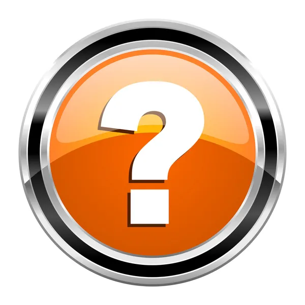 Question mark icon — Stock Photo, Image