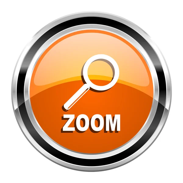 Ícone de zoom — Fotografia de Stock