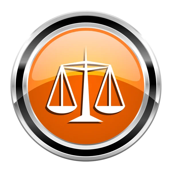 Justitie pictogram — Stockfoto
