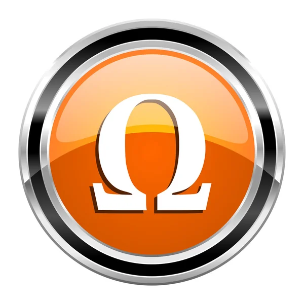Omega ikona — Stock fotografie