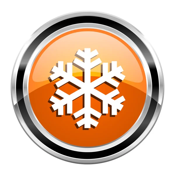 Ikona śnieżynki — Zdjęcie stockowe
