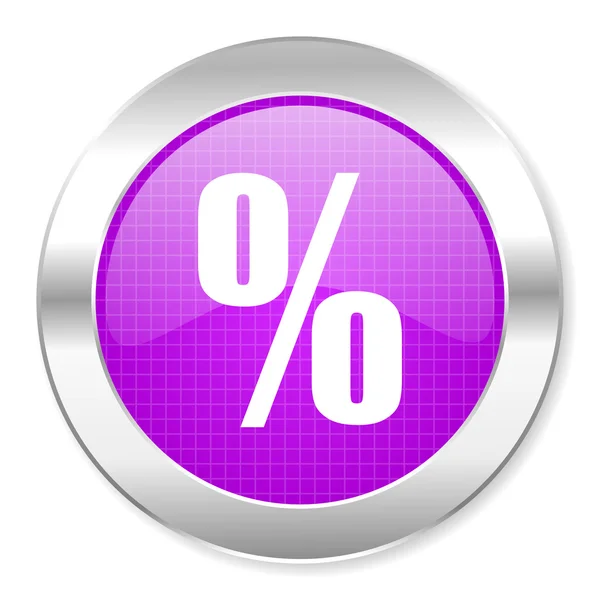 Percent icon — Stock Photo, Image