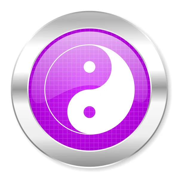 Icono de Ying yang — Foto de Stock