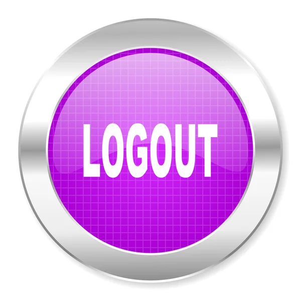 Logout-Symbol — Stockfoto