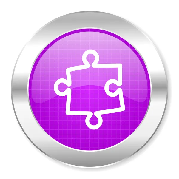 Puzzle icon — Stock Photo, Image