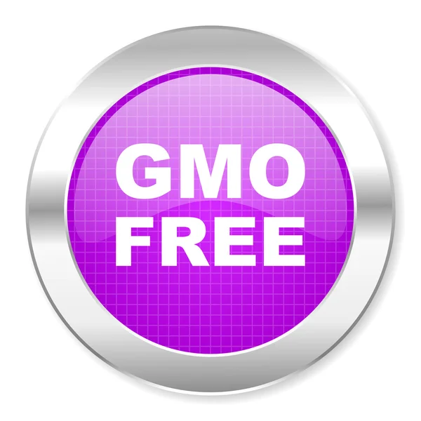 Значок Gmo free — стоковое фото
