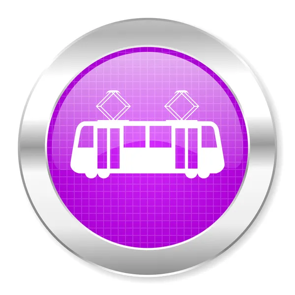 Tram pictogram — Stockfoto