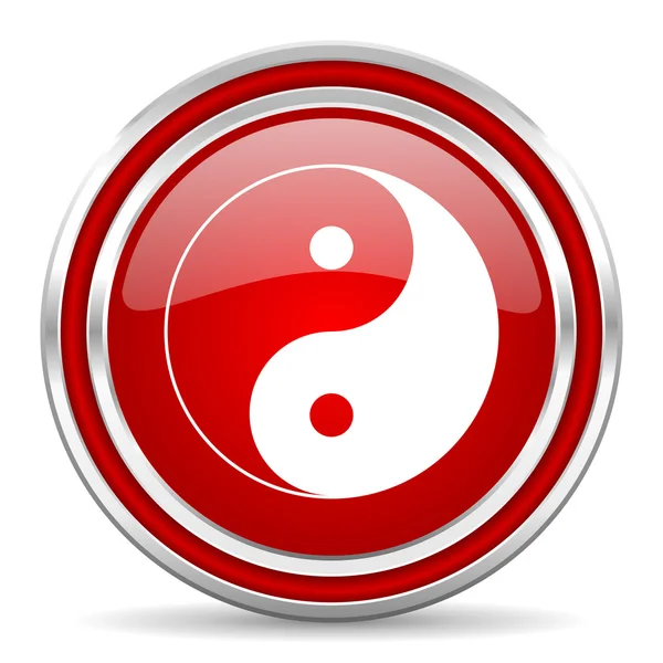 Icono de Ying yang — Foto de Stock