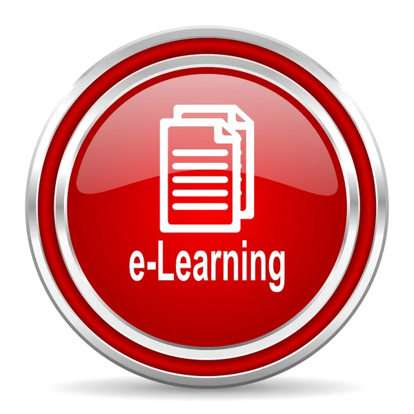 Icono de aprendizaje electrónico —  Fotos de Stock